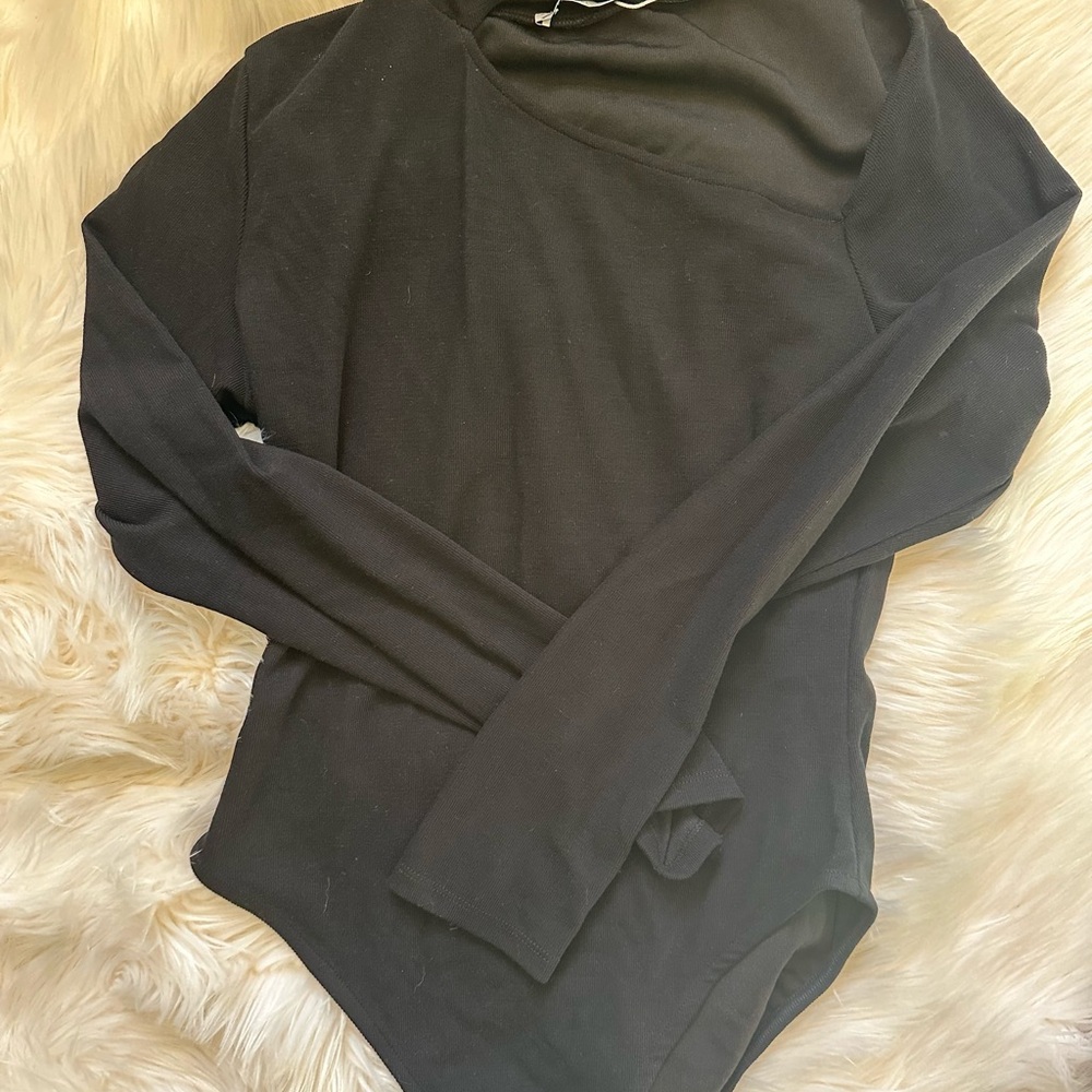 Zara Elegant Black Bodysuit